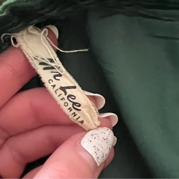 Vintage 60s/70s Mr. Lee California Separates forest green corduroy set - Picture 12 of 15